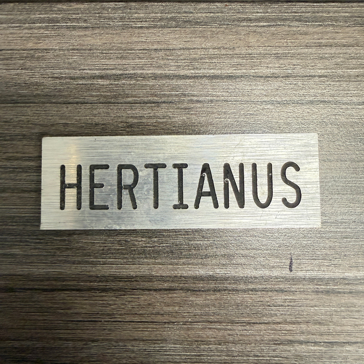 Cactus Identification Sign - 1" x 3" - Hertianus